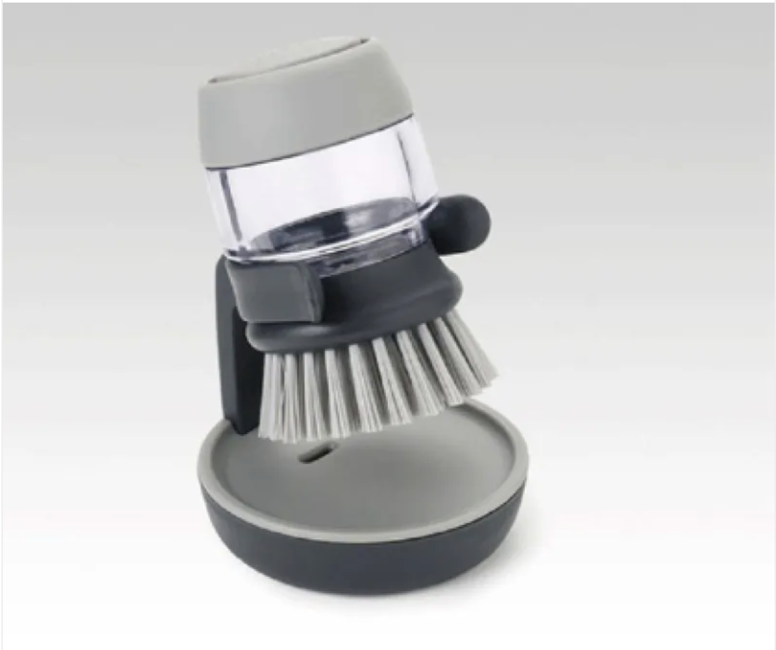 Soap Dispensing Pot & Dish Brush Set