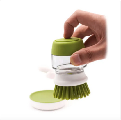 Soap Dispensing Pot & Dish Brush Set