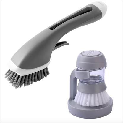 Soap Dispensing Pot & Dish Brush Set